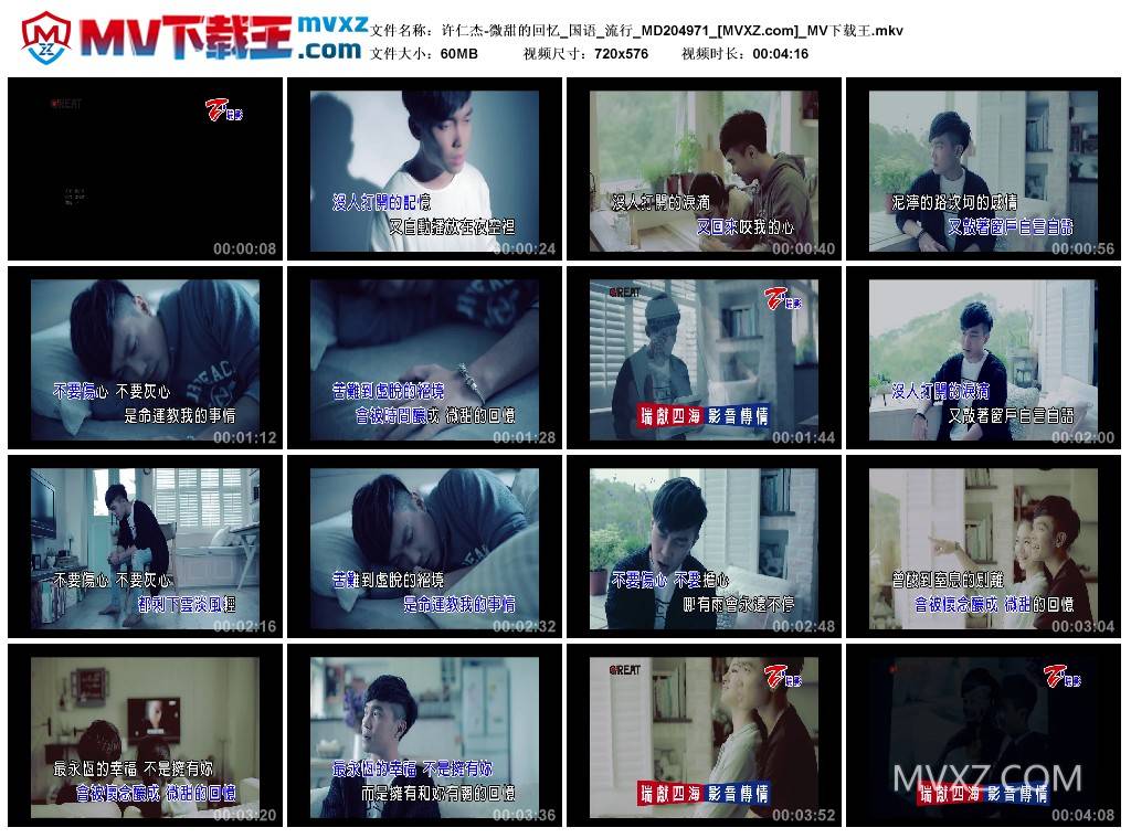 许仁杰-微甜的回忆_国语_流行_MD204971